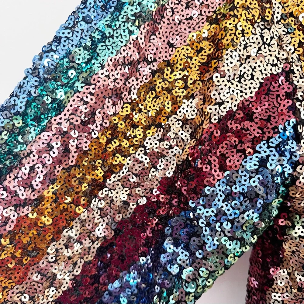 Free People Sequin Prism Robe